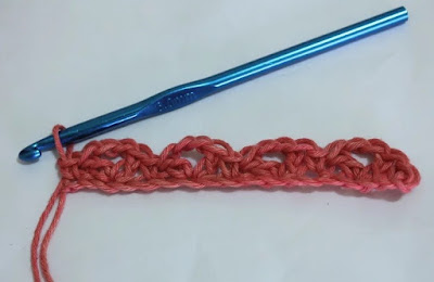 Make Crochet V Stitch 2