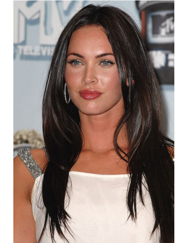 megan fox hair extensions. megan fox hair color 2011.