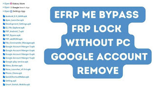 efrp me bypass FRP Lock Without PC 2022