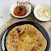 Green peas paratha