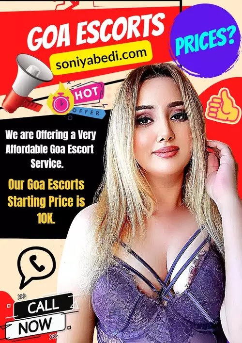 Soniya Goa Escorts prices 2023