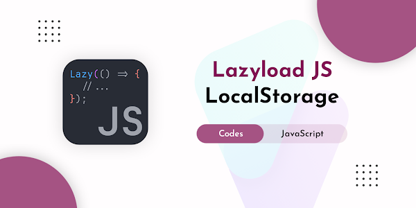 How to lazyload Javascript using LocalStorage