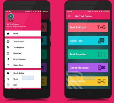  Aplikasi dalam sebuah ponsel android sangat penting Download WA Text Creator