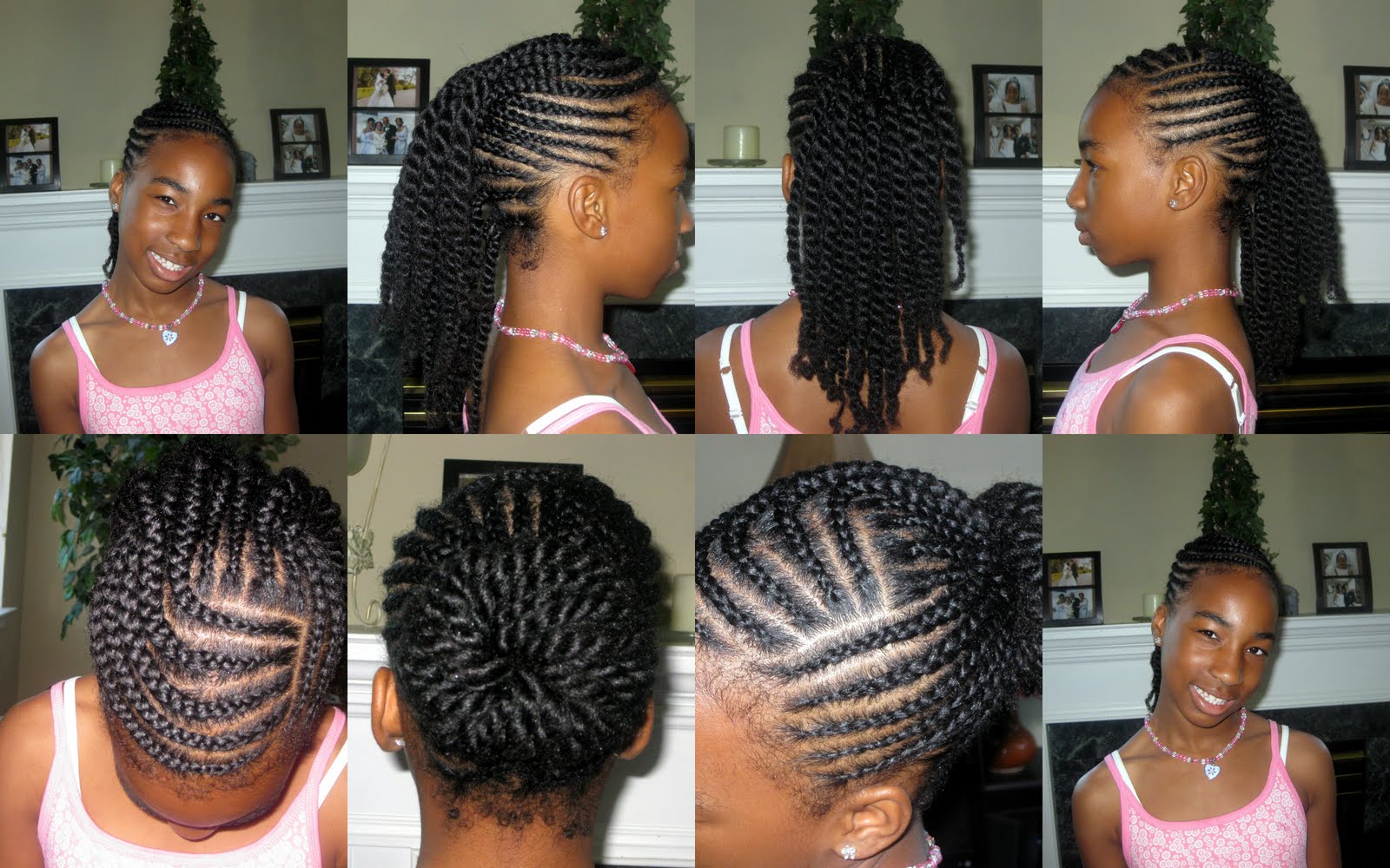 Easy Braided Hairstyles For Little Black Girls  1080p HD 