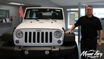 Matt Bowman, Mount Airy, Jeep Wrangler, Mount Airy Family Dealership, Used Car Sales Manager