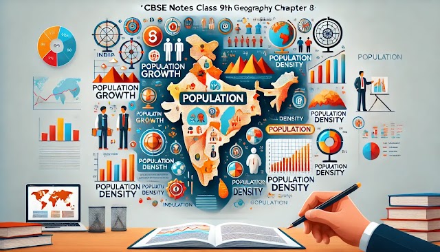 Population  CBSE Notes  Class - 9th Ch- 6 Geography