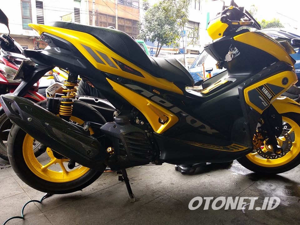  Modifikasi Motor Aerox 155 Kuning BLOG OTOMOTIF KEREN