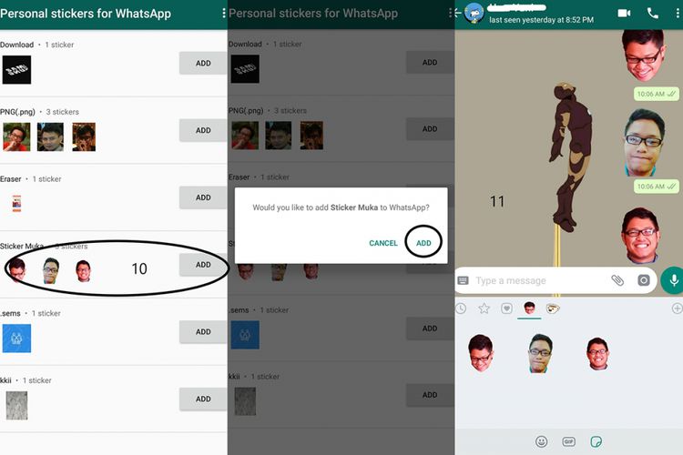 Cara Membuat Stiker  Sendiri  di Whatsapp Inilah Cara Buat 