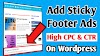 How to Add Responsive Sticky Footer Ads on WordPress