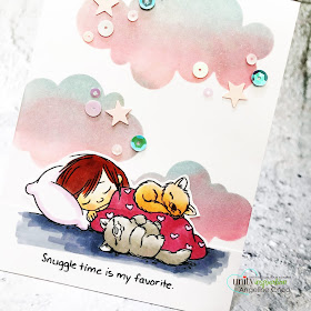 ScrappyScrappy: Brand NEW release by Unity Stamp - Cuddle Time #scrappyscrappy #unitystampco #cardmaking #stamp #papercrafting #handmadecard #distressoxide #stencil #copicmarkers #cuddletime #tierrajackson #cloudstencil #simonssaysstampstencil #simonsaysstamp #sequins #rainbowclouds #cottoncandyclouds #sweetdreams 