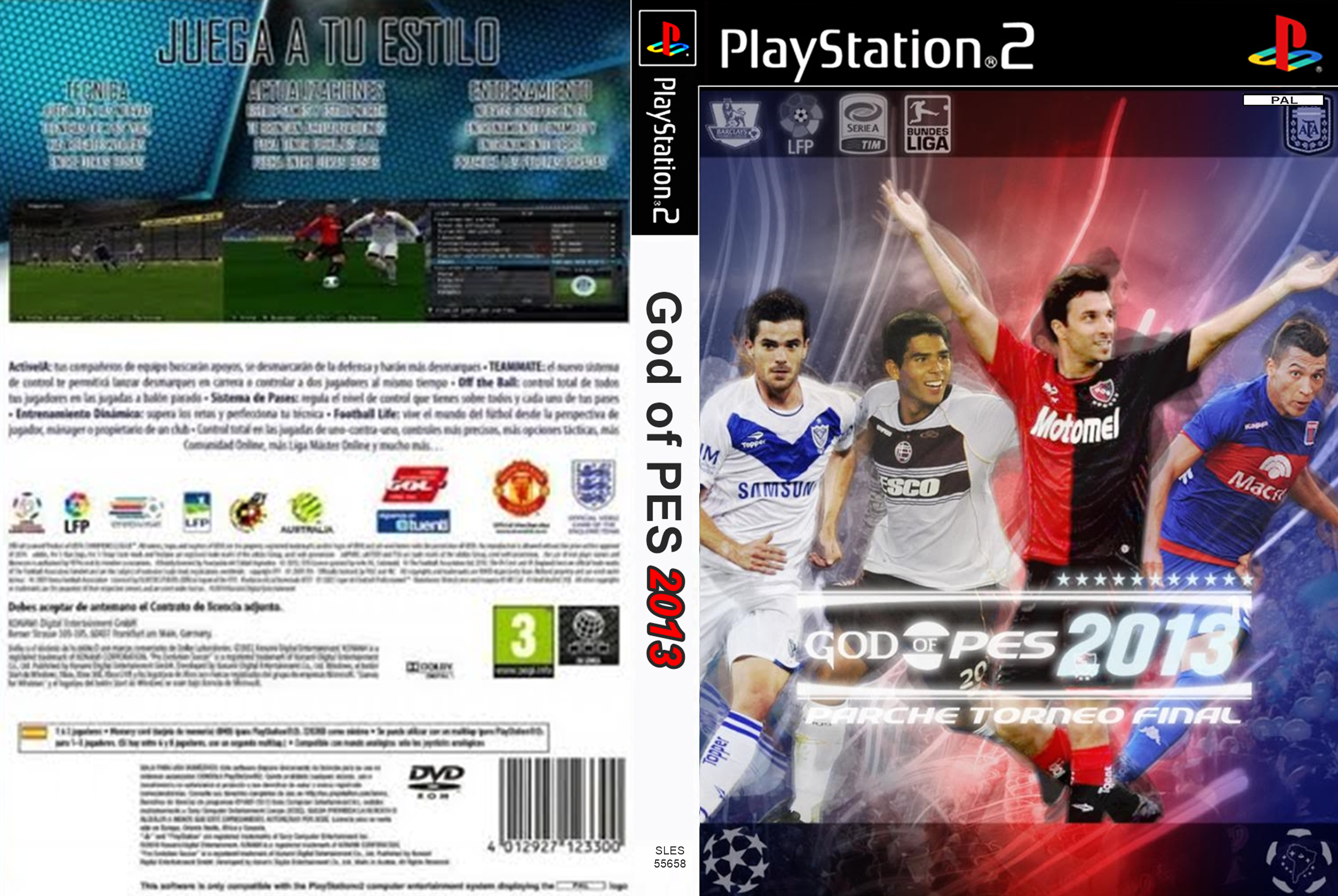 Meu PS2 Nostalgia: PES 2012 Furia Patch V1 DVD ISO PS2