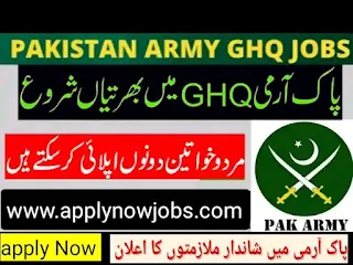 Join Pak Army - General Headquarters (Civilian Positions)