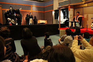 まつしげ人形劇フェスティバル2010「十郎兵衛住家の段」（撮影：三原弘枝さん）
