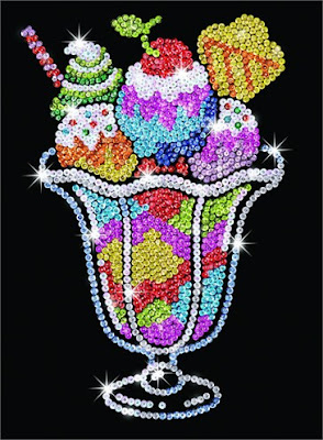  Sequin Art Ice Cream Sundae