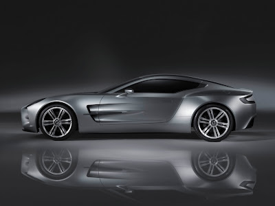 2010 Aston Martin One-77 Side View