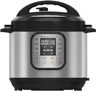 Instant Pot Duo 7-in-1 Electric Pressure Cooker, Slow Cooker, Rice Cooker, Steamer, Sauté, Yogurt Maker, Warmer & Sterilizer, 6 Quart, Stainless Steel/Black