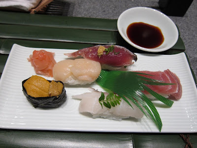 Sushi platter at Edo Bangalore