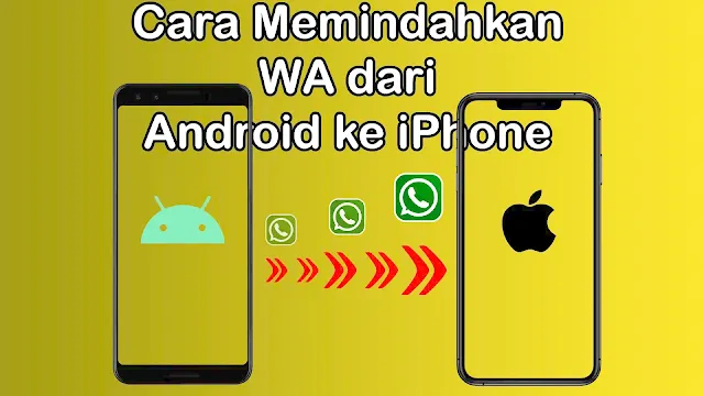 Cara memindahkan WA dari Android ke Iphone tanpa hilang chat