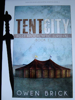 Portada del libro Tent City, de Owen Brick