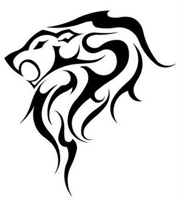 valsio tattoo tribal mask lion