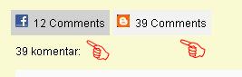 Cara Membuat Komentar Facebook dan Blog Berdampingan