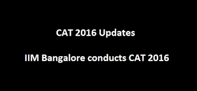CAT 2016 updates