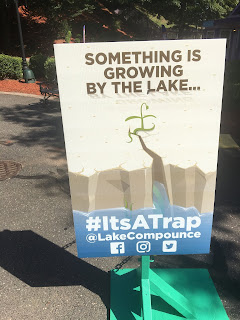 #ItsATrap Something is Growing By the Lake Lake Compounce Poster