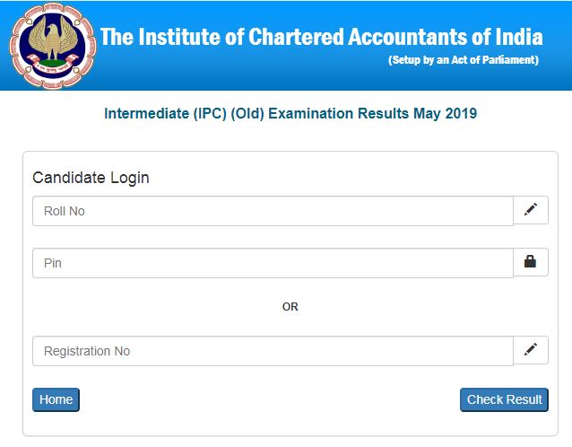 ICAI CA Inter (IPCC) Result Declared