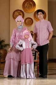 Model Baju Muslim Pesta Couple Family Terbaru