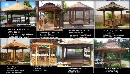 Gambar Contoh dan Foto Gazebo Kayu 