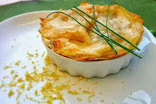 Lasagnes au saumon - pâtes au saumon frais et fumé