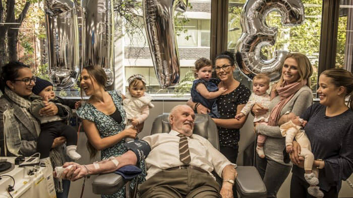 'Man With The Golden Arm,' Who Saved The Lives Of 2.4 Million Babies Donating His Blood, Makes His Last Donation