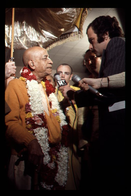 Srila Prabhupada Interviewed by the Media