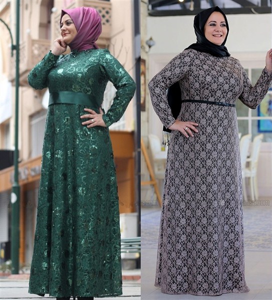 Gaun Orang Gemuk by 15 Gaun Pesta Muslim Terbaru