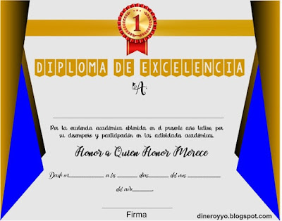 excelencia academica diploma