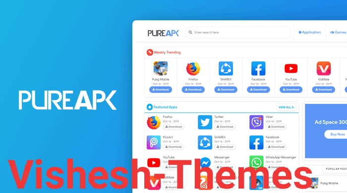 Pure APK - Responsive Blogger Template Download In Free