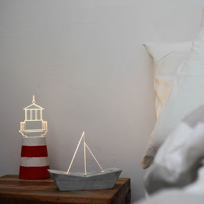 Nautical Bedside Lamp Set