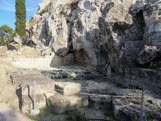 η Κλεψύδρα στη Βόρεια Κλιτύ της Ακρόπολης