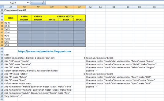 soal excel