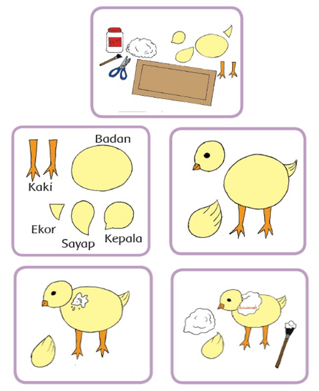 Cara Membuat Boneka  Anak Ayam  Dari  Kardus  Bekas boneka  baru