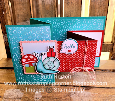 stampin up, snailed it, snail mail