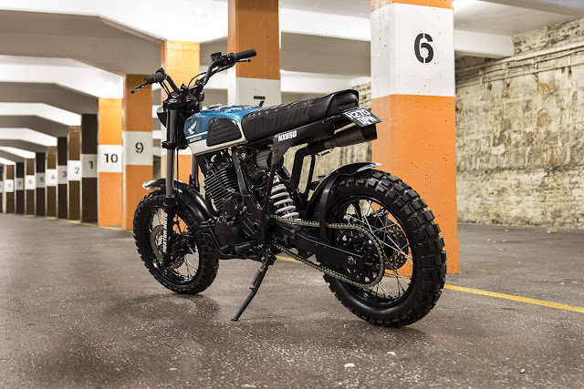 Honda NX650 By Hoxton Moto Hell Kustom