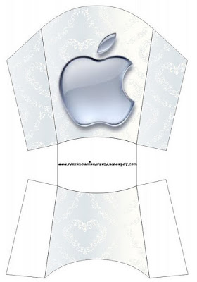 Apple Party Free Printable Boxes.