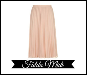 Falda midi