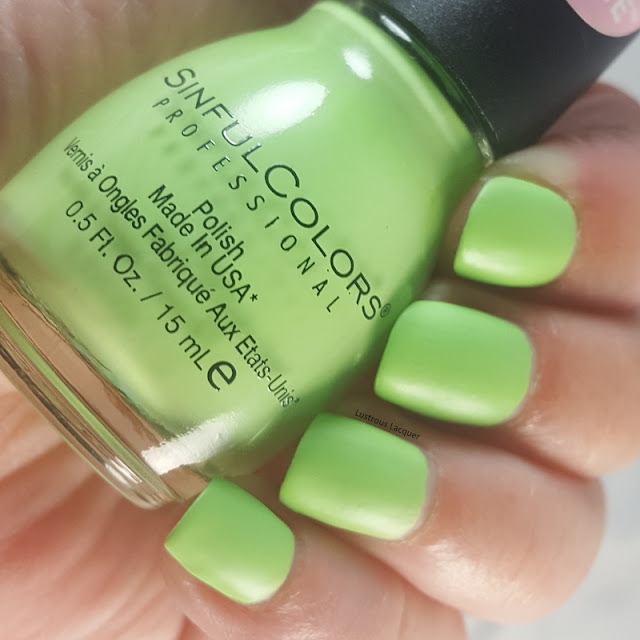 Vibrant-pistachio-Green-nail-polish-with-a-matte-finish