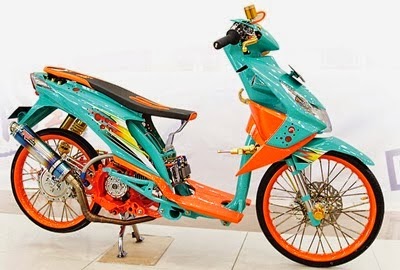 Foto Honda Beat Modifikasi 2014 Terbaru Spektakuler 