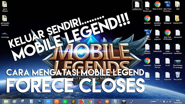 Kejadian ini sering di sebut juga sebagai game force closes pada Mobile Legend