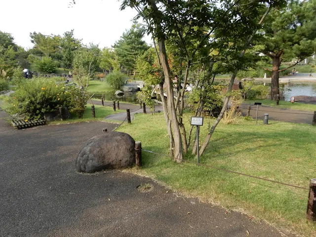 二子玉川の帰真園の園内風景