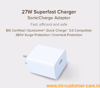 What is the price of MI 27 W Superfast Charger?