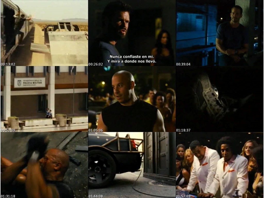 REPARTO : Vin Diesel, Paul Walker, Dwayne 